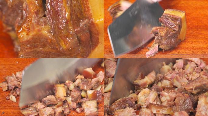 卤肉 剁肉 猪肉 酱肉 4K