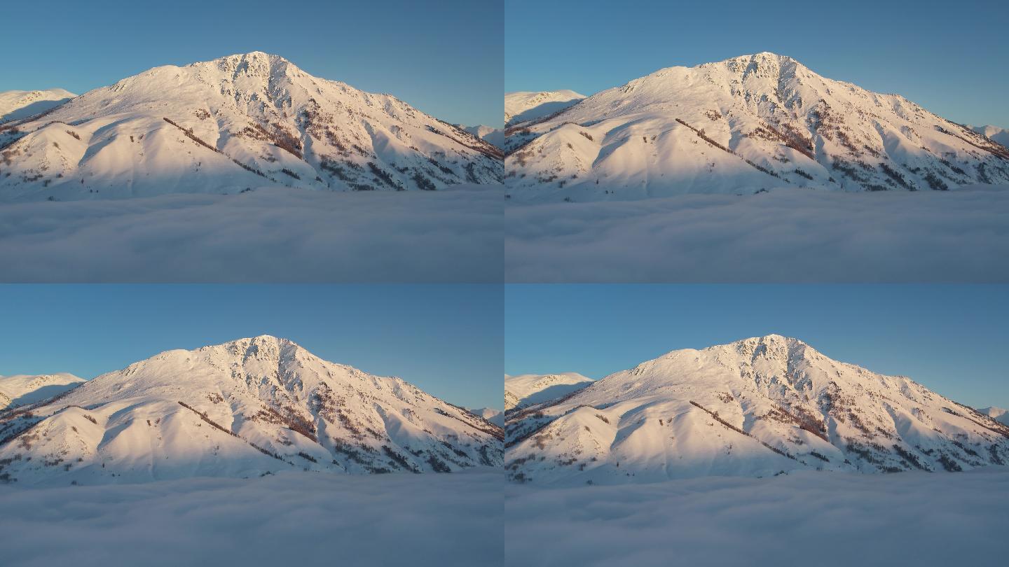新疆阿勒泰禾木雪景云海