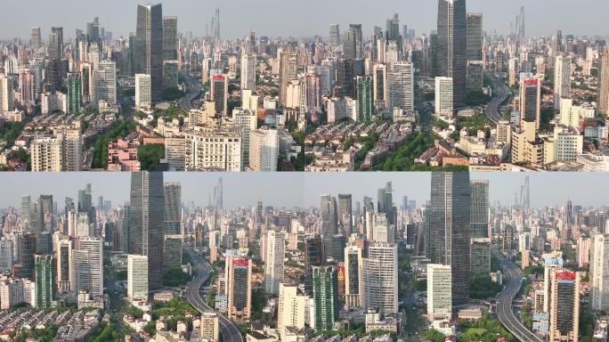 4K原素材-2022年上海空城静安寺商圈
