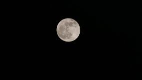 十五的月亮延时摄影视频素材