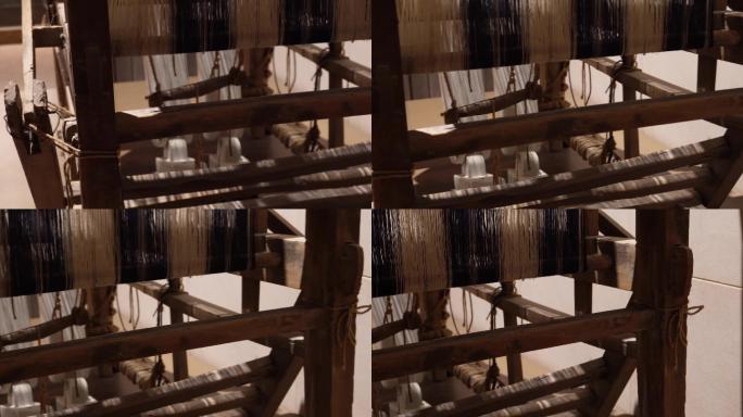 老式织布机纺车梭子线轴 (4)~1