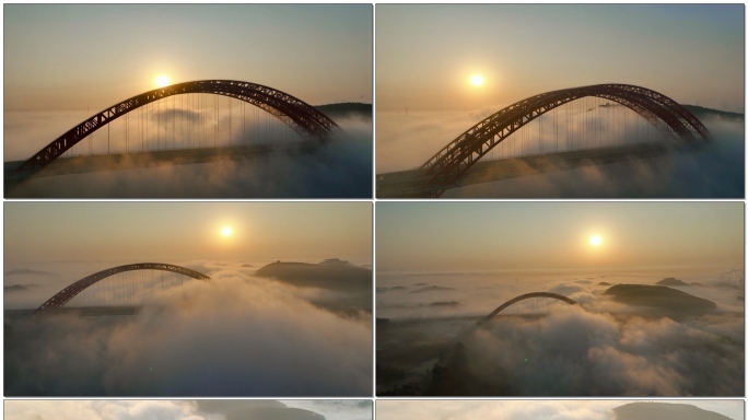 广西来宾仙气飘飘的红桥马滩红水河特大桥