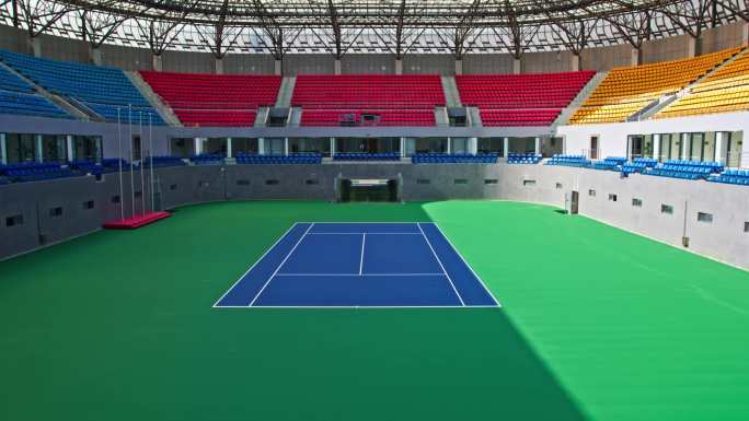 四川国际网球中心实拍素材