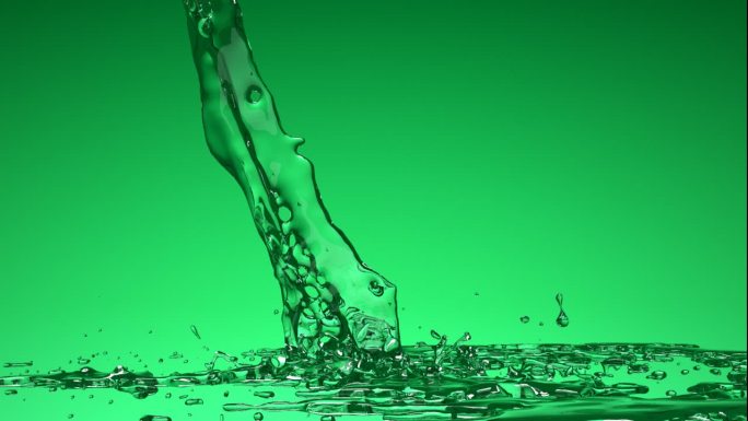 水流绿背水流素材