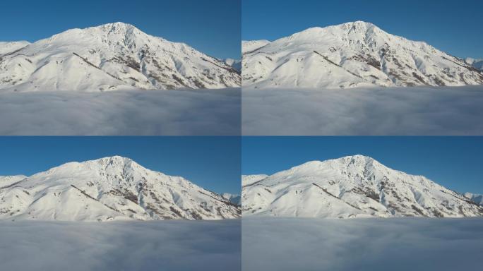 新疆禾木雪景日出云海