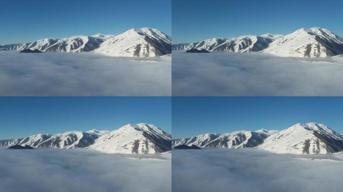 新疆阿勒泰禾木雪景云海