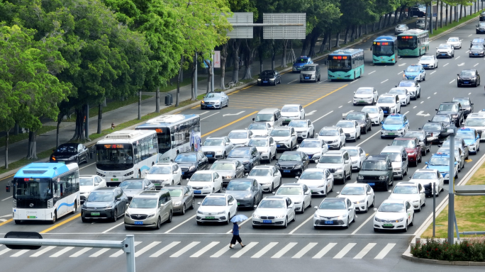 城市交通-城市车流-交通秩序-交通规则
