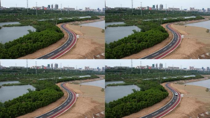 山西运城环盐湖彩虹路