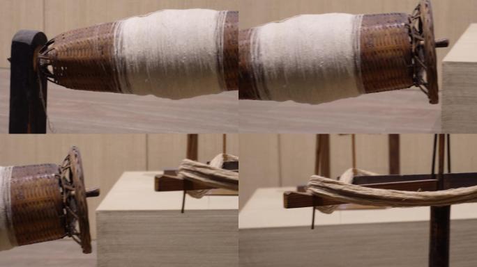 纺锤纺车梭子古代织布工艺 (1)~1