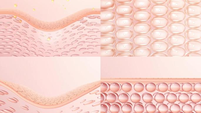 化妆品激活细胞修复皮肤干裂
