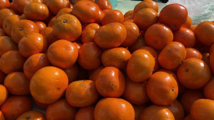 逛大集买橘子砂糖橘橙子 (2)
