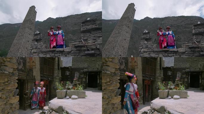 【4K】汶川羌族美女