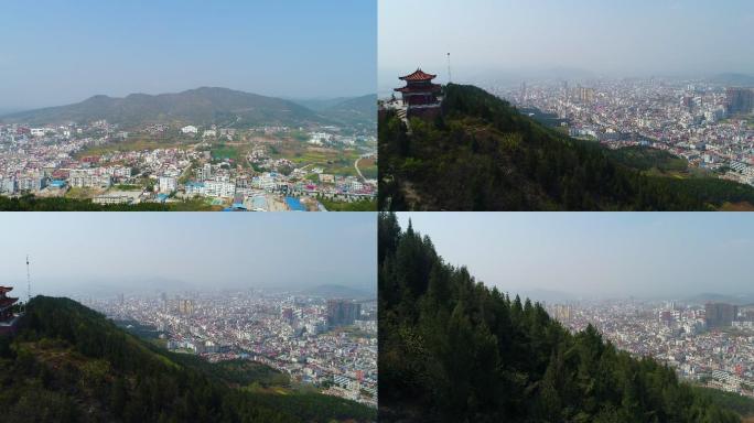 淅川县城航拍大景