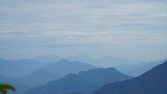 层层叠叠深圳山景