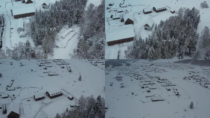 新疆阿勒泰禾木雪景