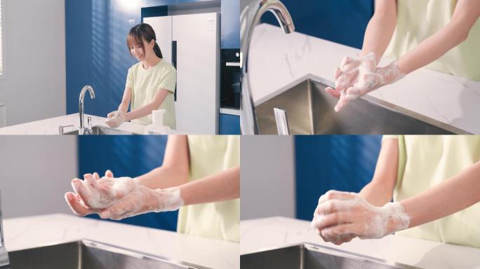 洗手 消毒 七步洗手法  洗手液