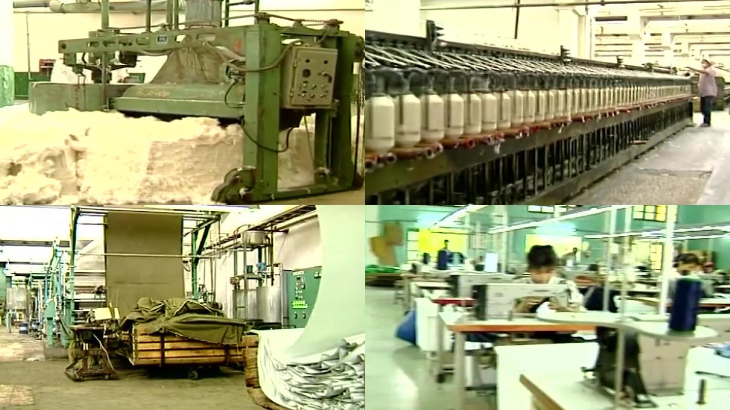 90年代越南纺织业服装厂手工业
