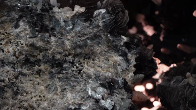 水晶石头标本石矿铁矿 (1)