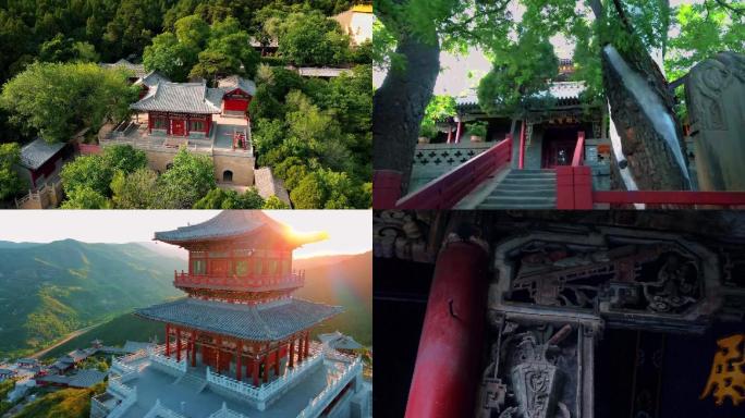 太山龙泉寺航拍