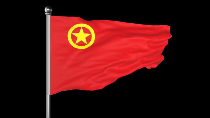 4K中国共青团团旗