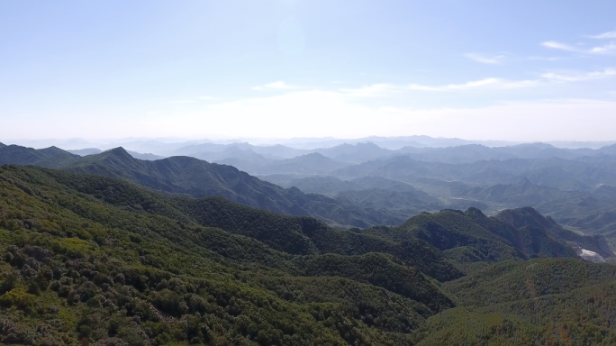 航拍山 大自然风光 风光片 山区风景