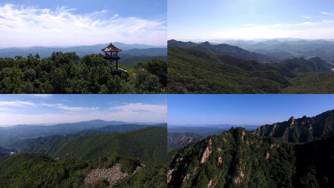 航拍山 大自然风光 风光片 山区风景