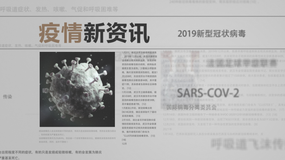 新冠肺炎病毒 报纸 报刊 报道 新闻