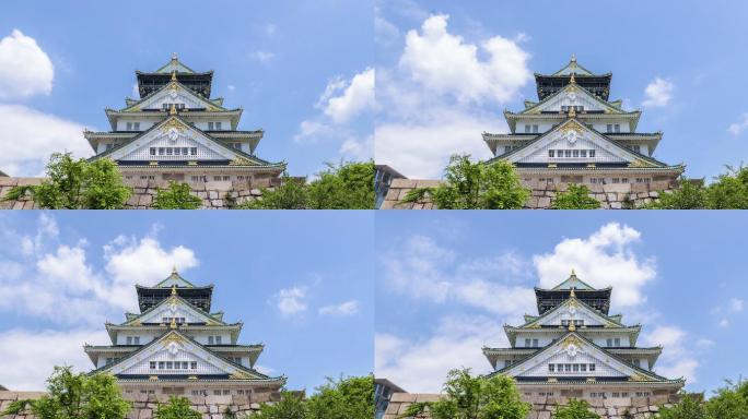 4K时间点：日本大阪的大阪城堡