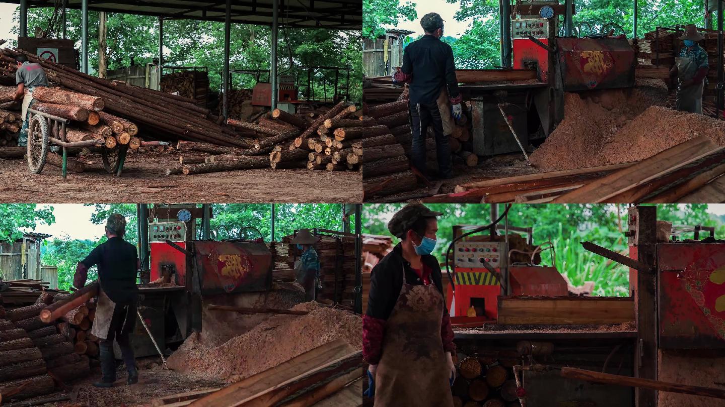 木材厂木材加工制作木头木板