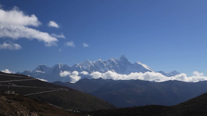 南迦巴瓦峰延时