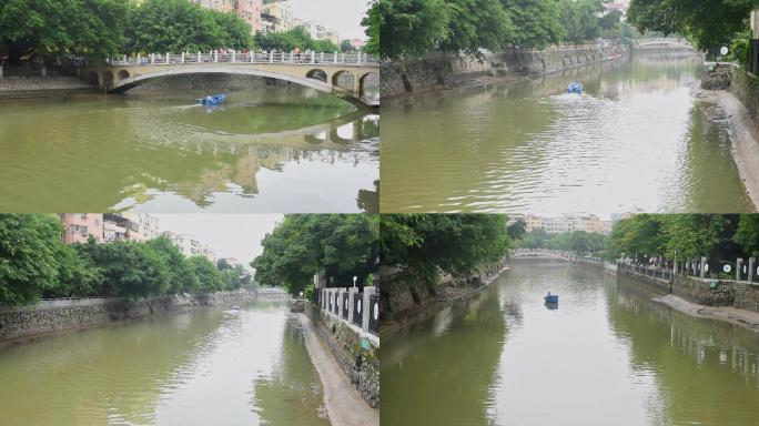 巡查河道，广州河涌治理