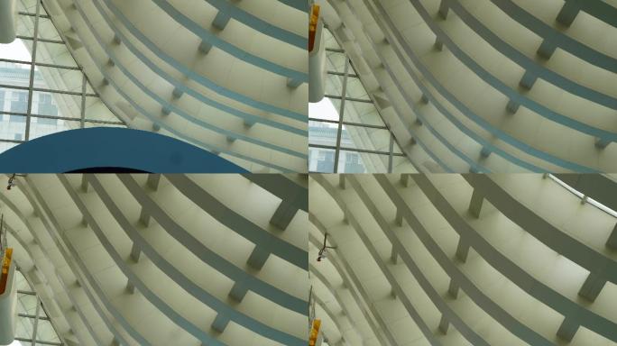 现代建筑设计结构房顶玻璃 (1)