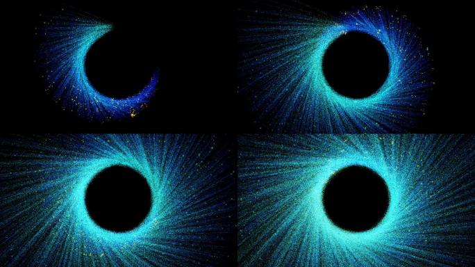 粒子圆圈带通道