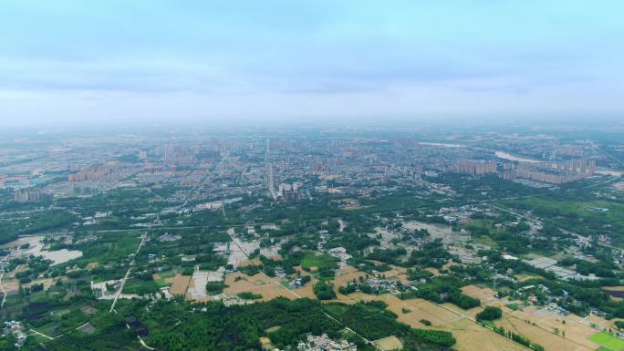 崇州城市全远景 崇州  城市与乡村 城市