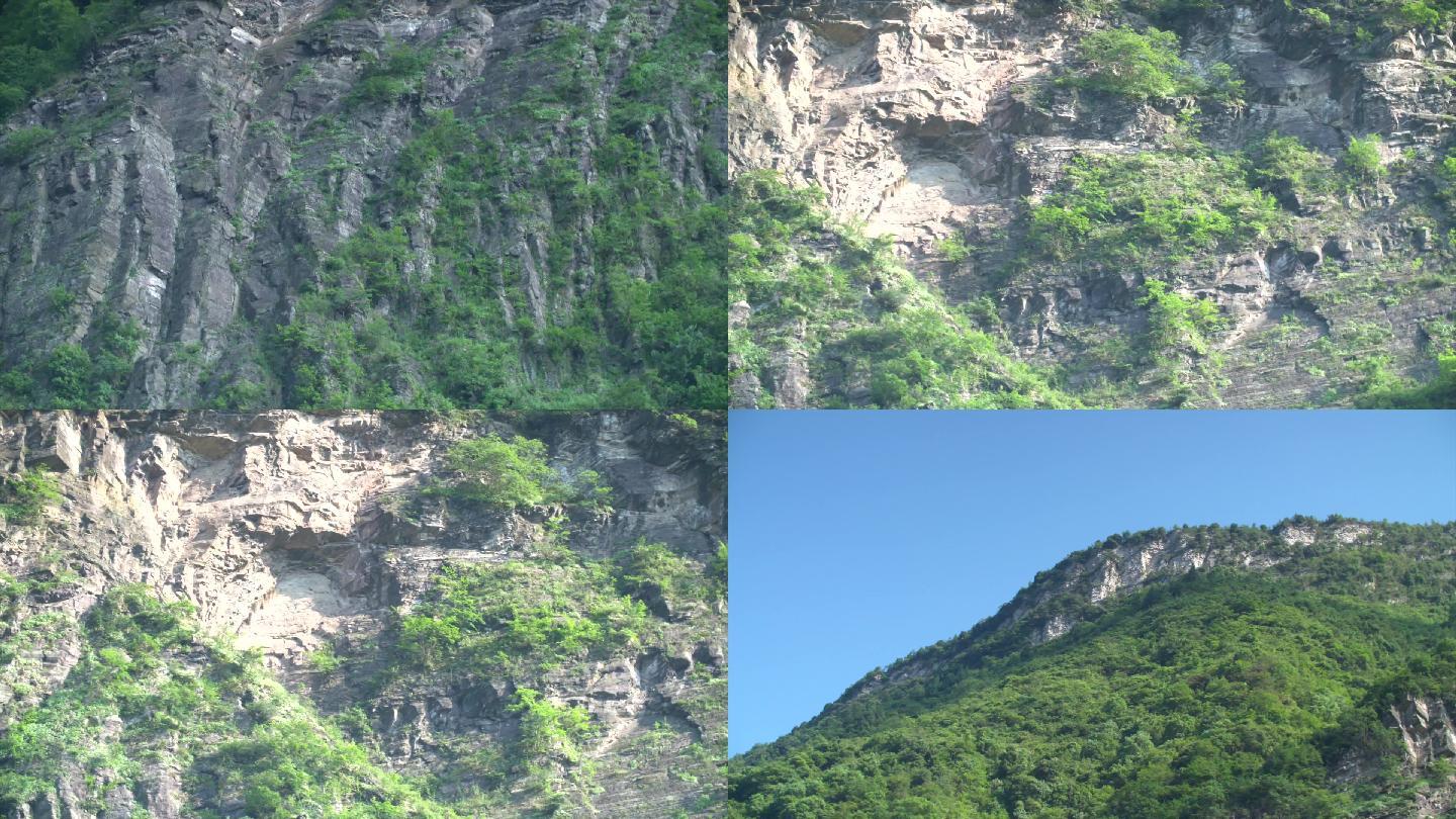 果哈峡赤水河两岸山脉山脊意象A023