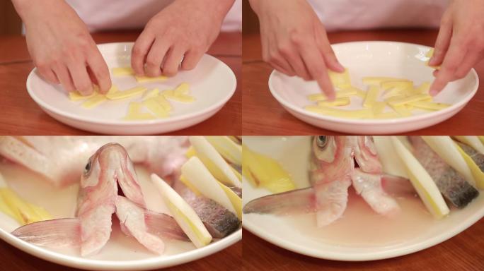 【镜头合集】葱姜水腌制孔雀鱼  (1)