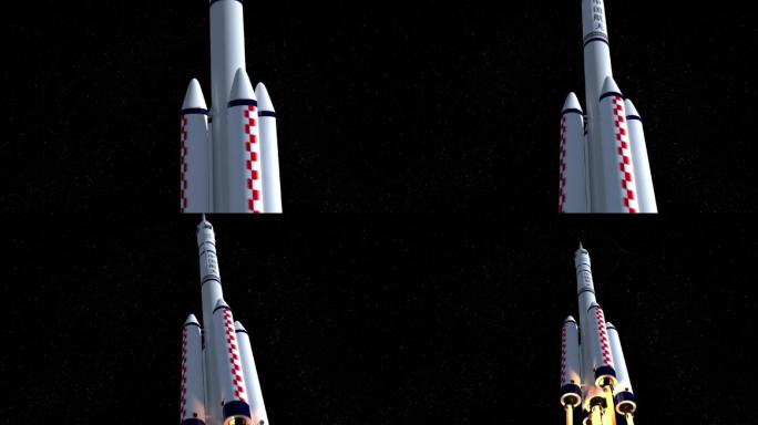 中国长征系列登月运载火箭