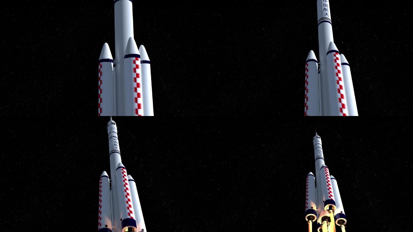 中国长征系列登月运载火箭