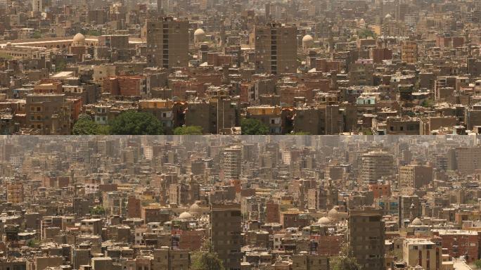 埃及开罗城市景观鸟瞰全景宣传片