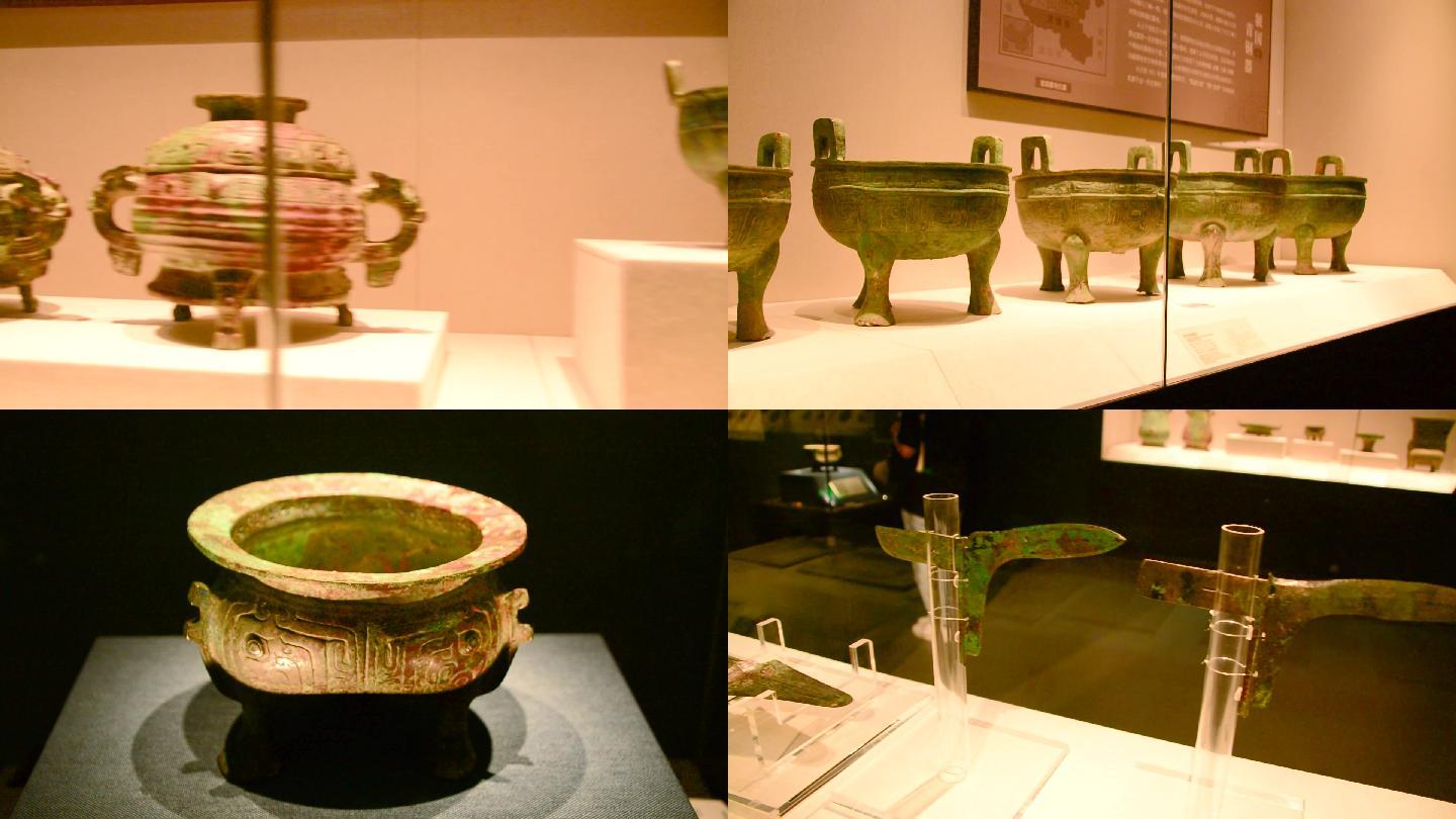 深圳博物馆实拍古代青铜器具展览