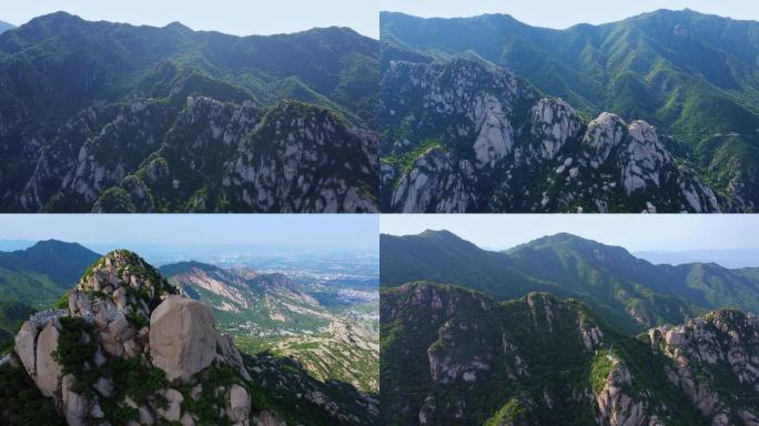 [4K]航拍素材.北京凤凰岭顶峰全景