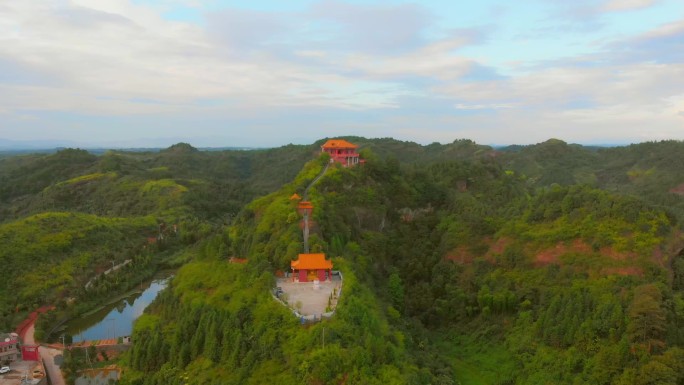 湖南省郴州市永兴县柏林镇狮子仙寺航拍