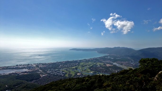 三亚亚龙湾度假村海景延时