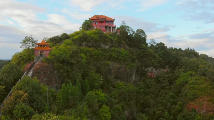 湖南省郴州市永兴县柏林镇狮子仙寺航拍