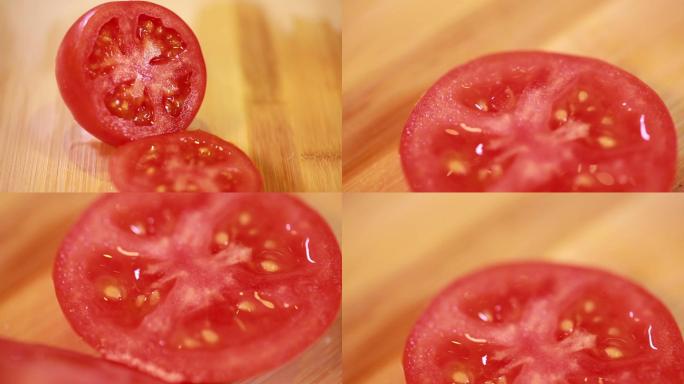 【镜头合集】唯美摄影拍摄沾满露水的番茄