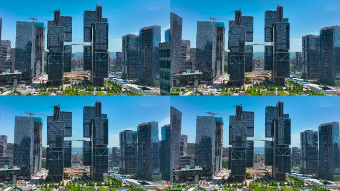 【正版5K素材】深圳大疆天空之城大厦航拍