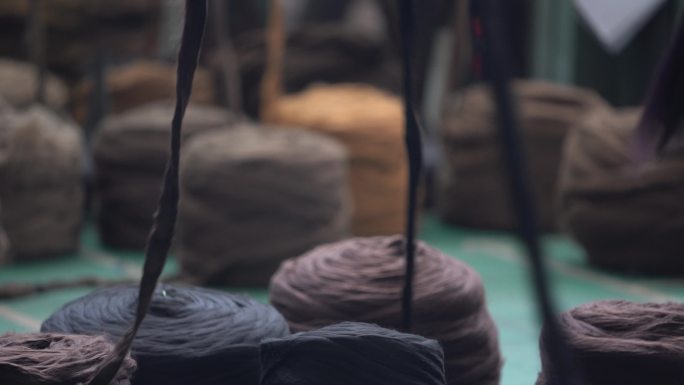 传统纺织产业毛纺棉纺企业车间纺线棉线毛线