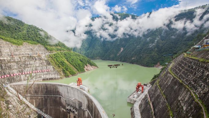 大渡河水库 水电站 水库建设 水力发电