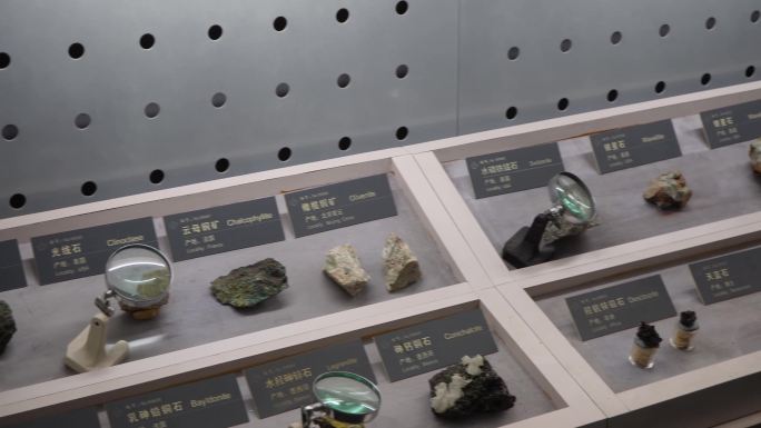 各种玉石矿石石材石料陈列展览 (3)