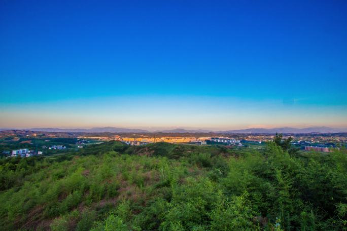 湖南省郴州市永兴县龙王岭风景延时摄影